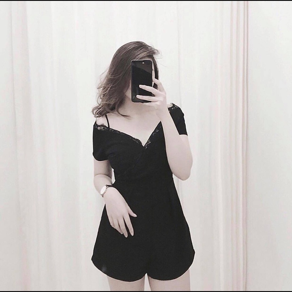 Black Lace Jumpsuit